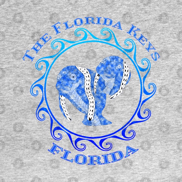 The Florida Keys Florida Vacation Tribal Manatees by macdonaldcreativestudios